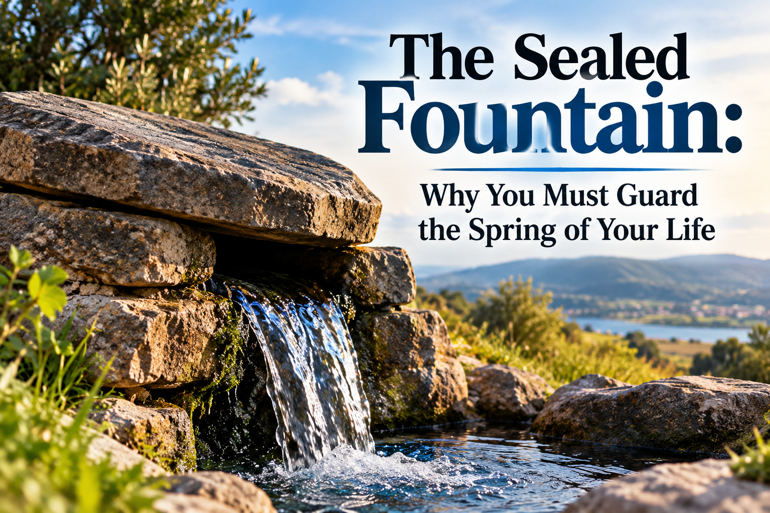 The Sealed Fountain: Why You Must Guard the Spring of Your Life – Break ...